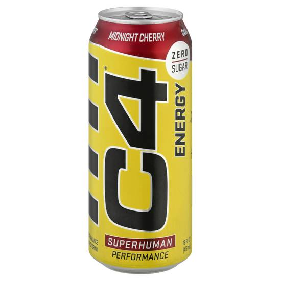 C4 Zero Sugar Energy Drink (16 fl oz) (midnight cherry)