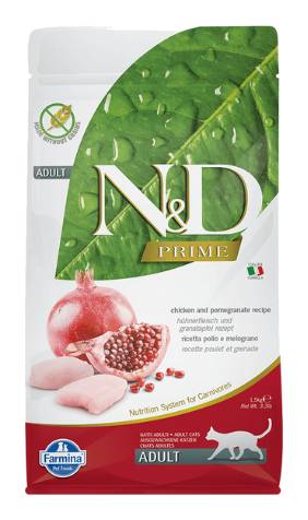 Farmina法米納ND挑嘴成貓天然無穀糧-雞肉石榴1.5kg