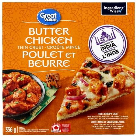 Order Great Value Butter Chicken Thin Crust Pizza Delivery Near