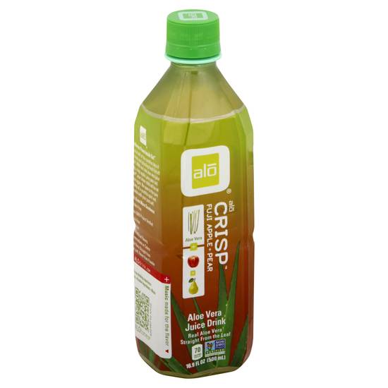 Alo Crisp Fuji Apple + Pear Aloe Vera Juice Drink (16.9 fl oz)