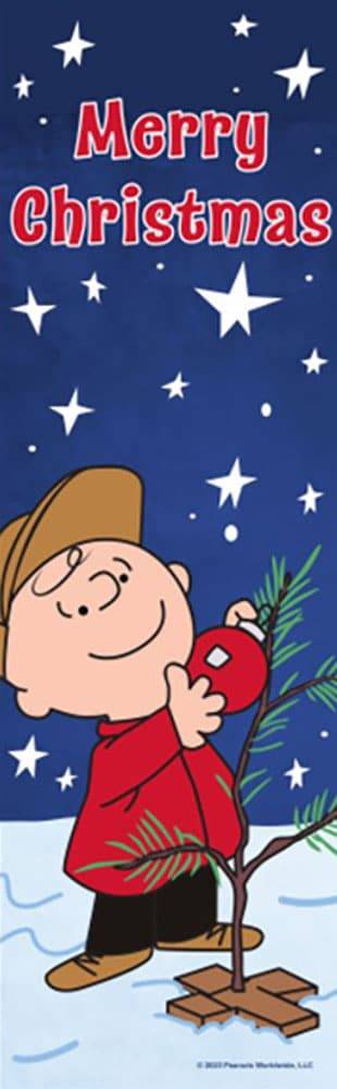 Peanuts 1.39-ft W x 4.25-ft H Christmas Banner | 13-1071-52-01