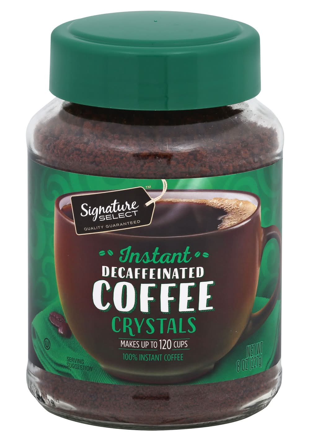 Signature Select Instant Decaffeinated Coffee Crystals (8 oz)