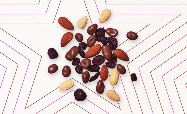 Nuts, Fruit, Chocolate