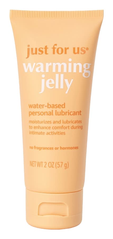Just For Us Warming Jelly Water-Based Personal Lubricant (2 oz)