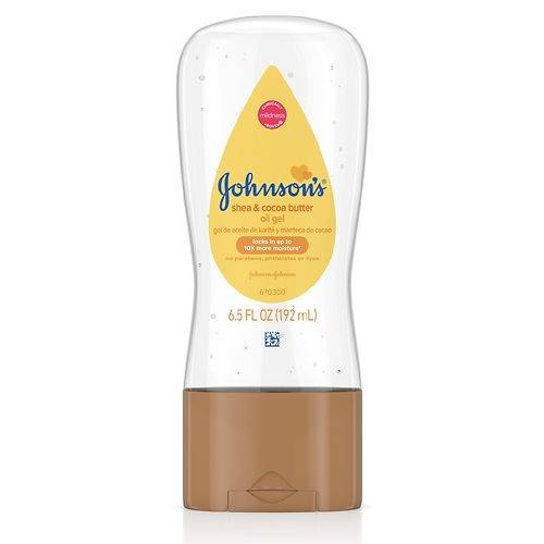 Johnson's Baby Oil Gel With Shea & Cocoa Butter Cocoa Butter - 6.5 fl oz