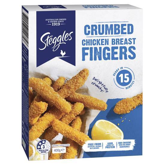 Steggles Crumbed Chicken Breast Fingers (400g)