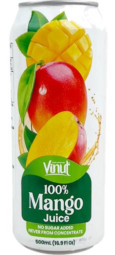 Vinut Mango Juice Can 500mL