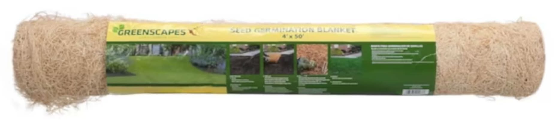 Greenscapes 50-ft x 4-ft Wood fiber Seed Blanket
