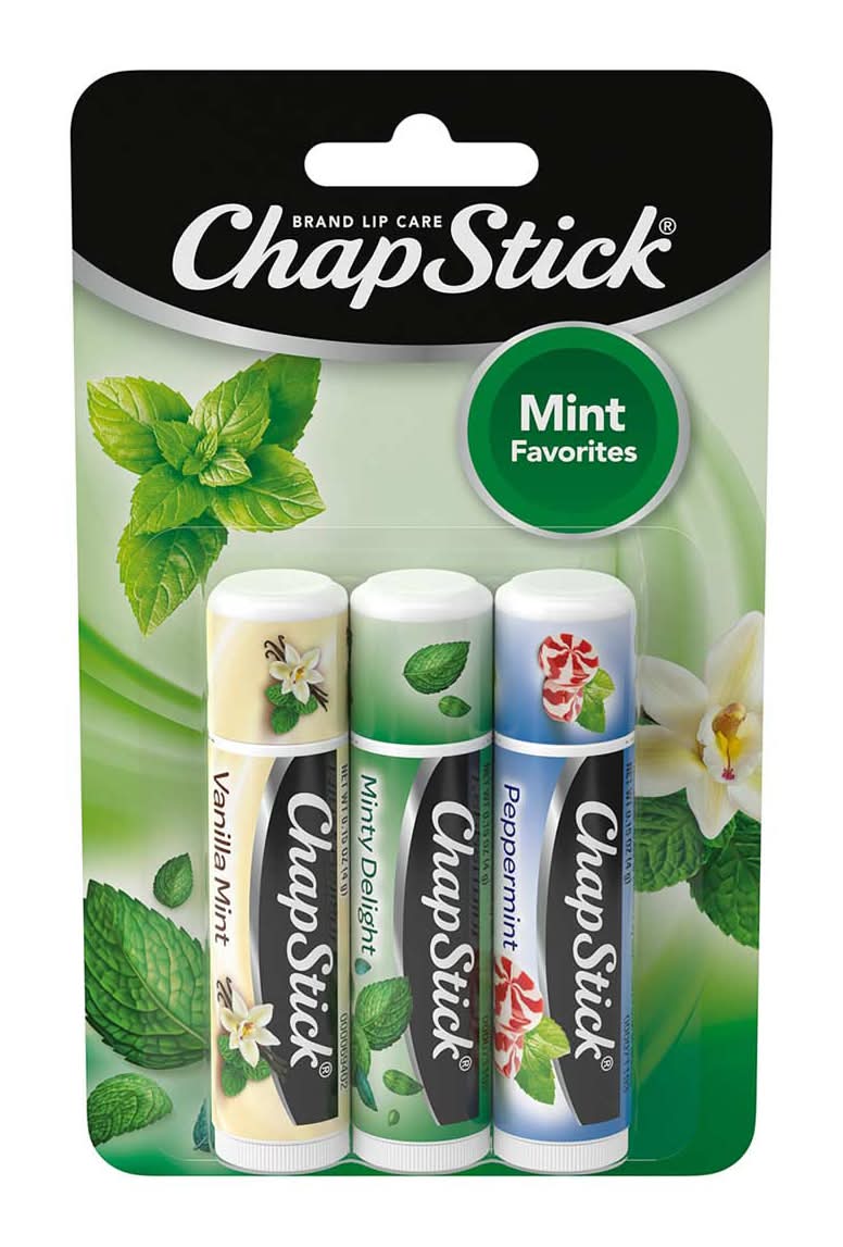 ChapStick Mint Lip Balm Collection, Pepper Mint-Minty Delight-Vanilla Mint (0.45 oz, 3 ct)