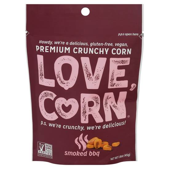 Love Corn Smoked Bbq Premium Crunchy Corn