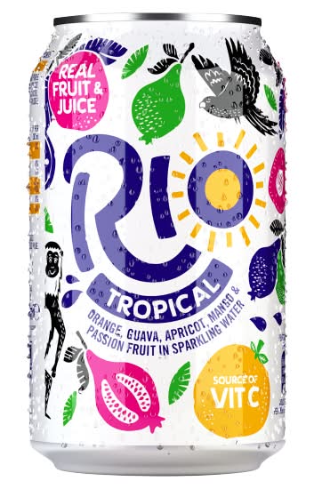 RIO Real Fruit Juice Tropical (330ml)