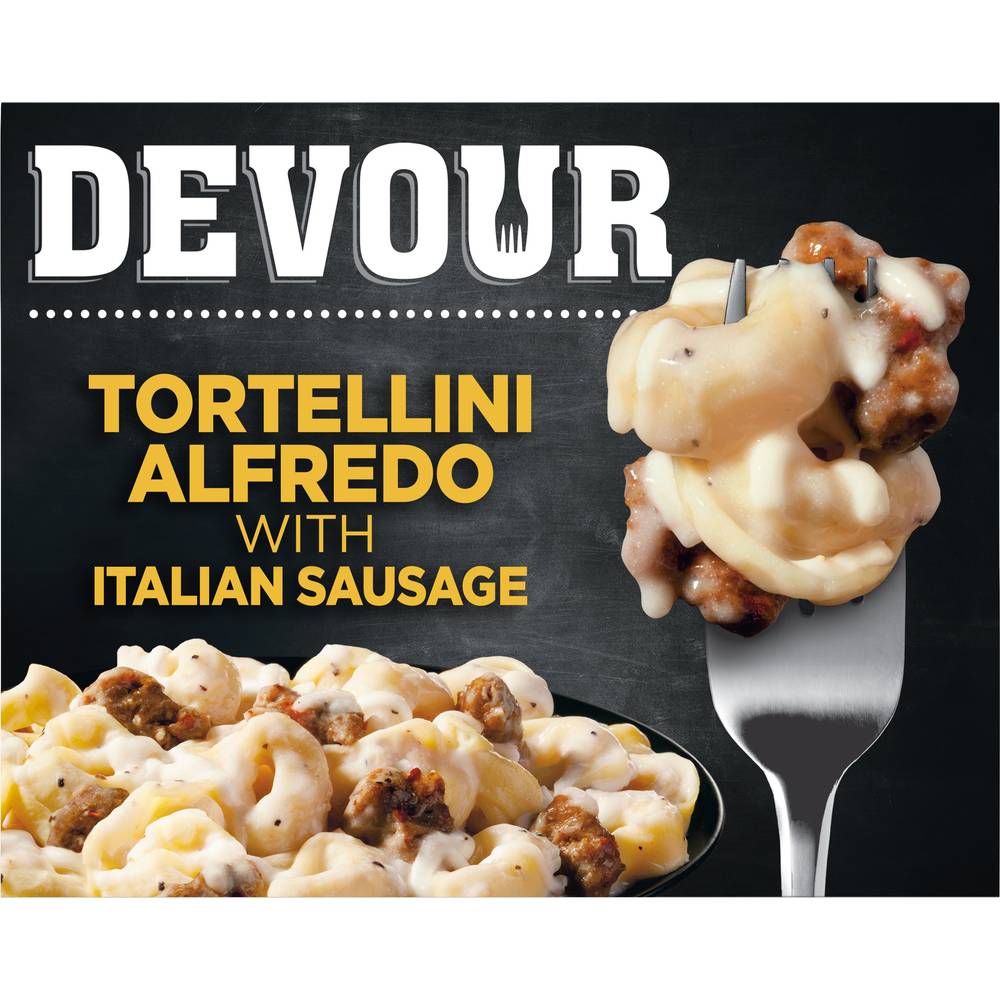 Devour Tortellini Alfredo Italian Sausage Stuffed With Cheese