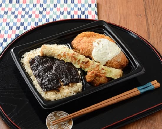 ●だしご飯の海苔弁当*