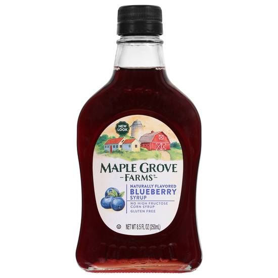 Maple Grove Farms Natural Flavored Blueberry Syrup