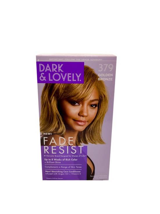 Dark & Lovely 379 Golden Bronze Fade Resist Hair Dye (1 kit)
