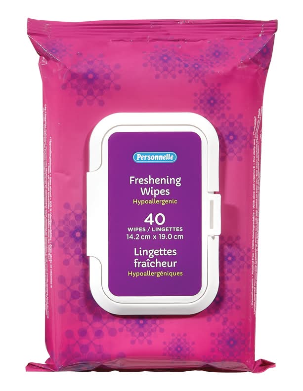 Personnelle lingettes fraîcheur (14.2 cm x 19 cm) (40 unités)