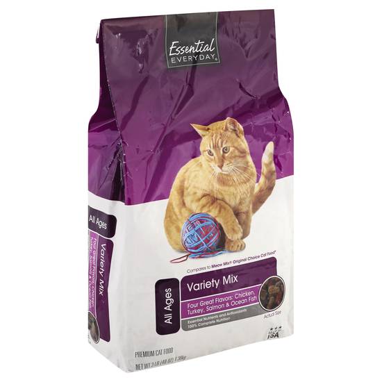 Essential Everyday All Ages Cat Food Variety Mix (3 lbs)