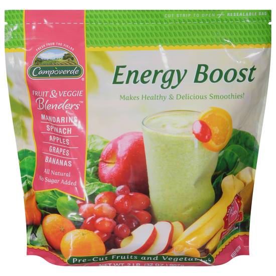 Campoverde Energy Boost Pre-Cut Fruits and Vegetables
