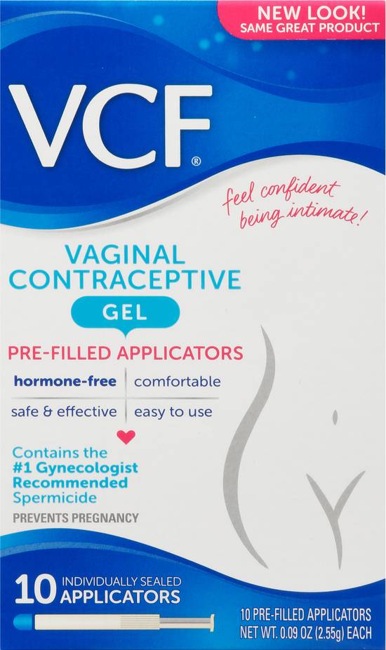 Vcf Vaginal Contraceptive Pre-Filled Gel Applicators (10 ct)