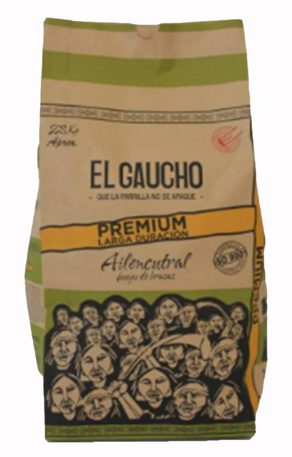 El Gaucho · Carbón premium de larga duración