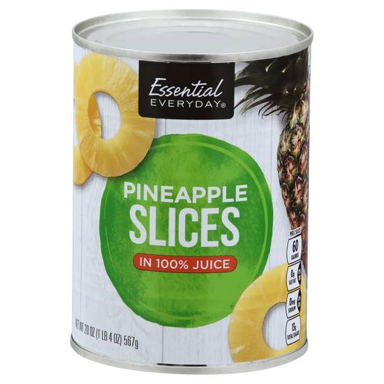 Essential Everyday Pineapple Slices in 100 Juice