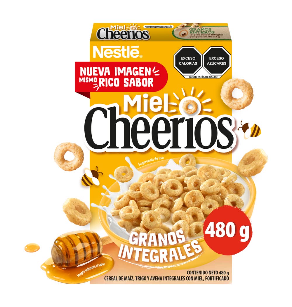 Cheerios · Cereal integral con miel (480 g)