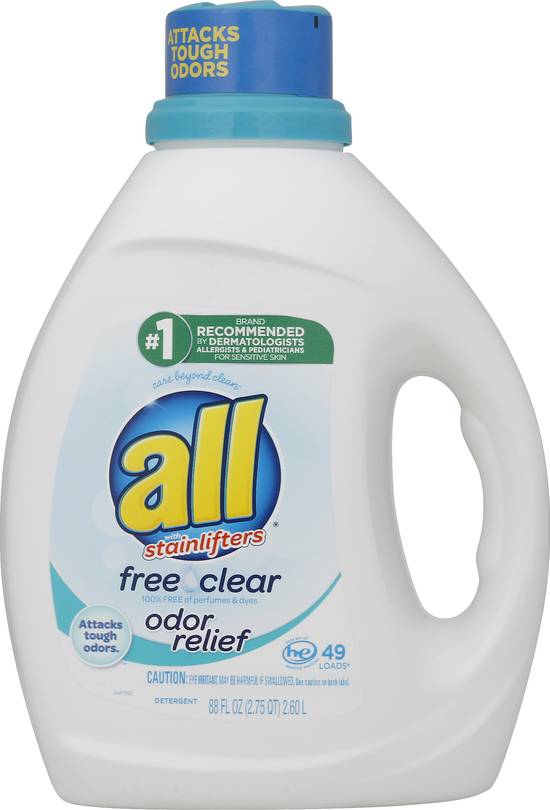 All Stainlifters Free Clear Odor Relief Loads