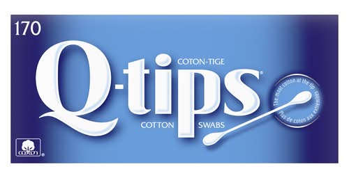 Q-tips Cotton Swabs (170 ct)