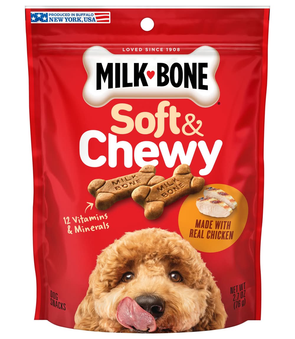 Milk-Bone Soft and Chewy Dog Treats With Chicken Breast (2.7 oz)