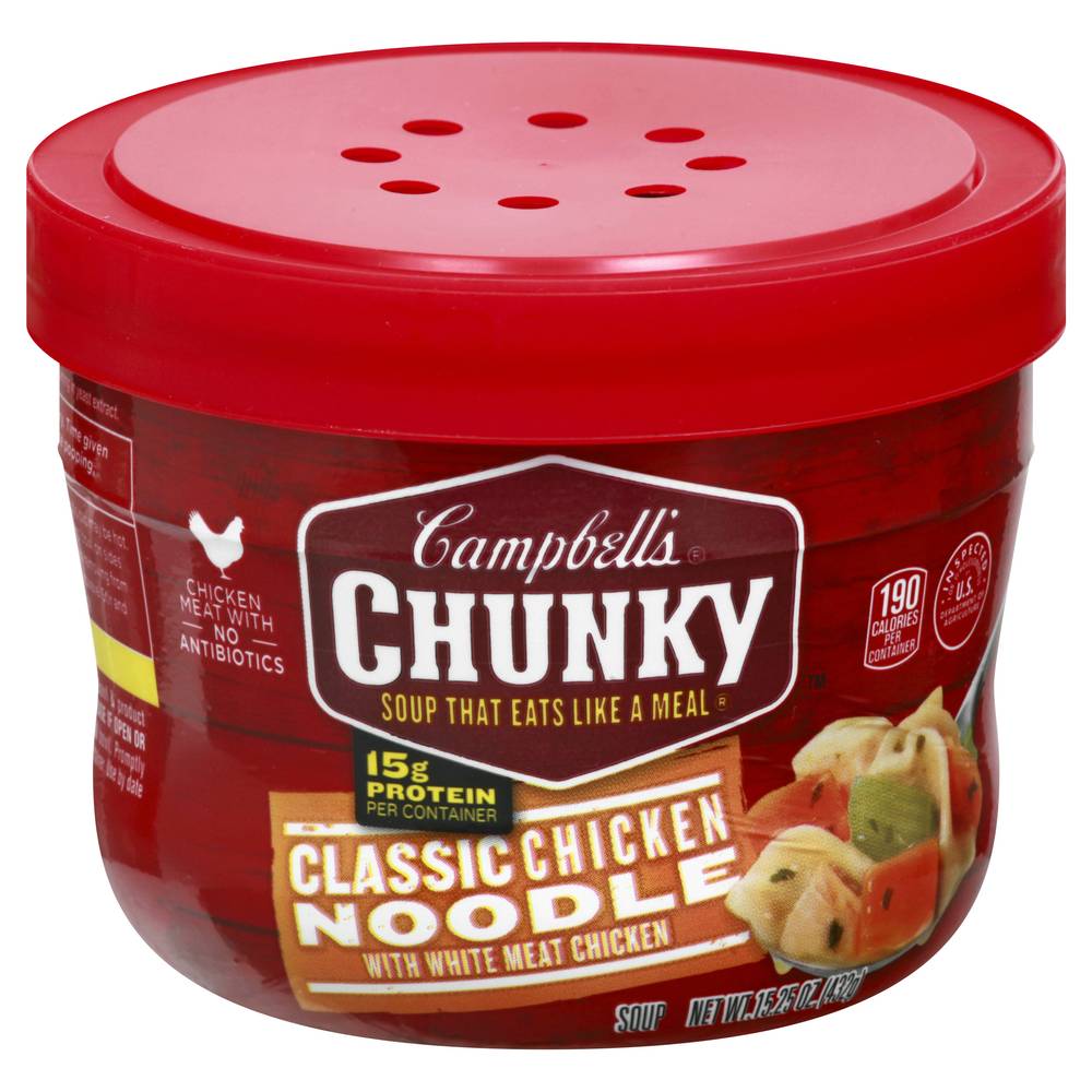 Campbell's Chunky Soup (classic chicken noodle)