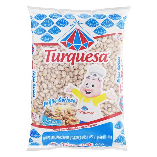 Turquesa feijão carioca (1kg)