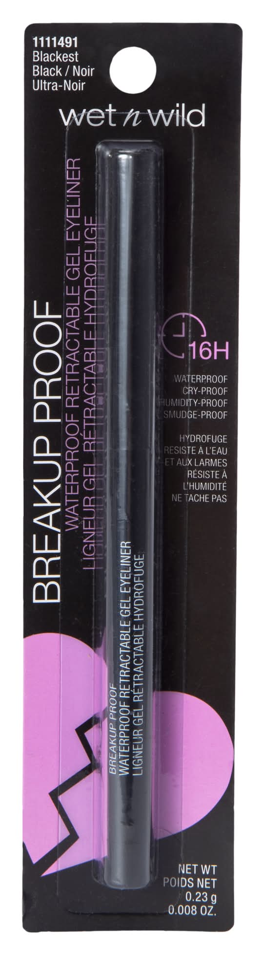 Wet N Wild® Mega Last Breakup-Proof Retractable Eyeliner Black