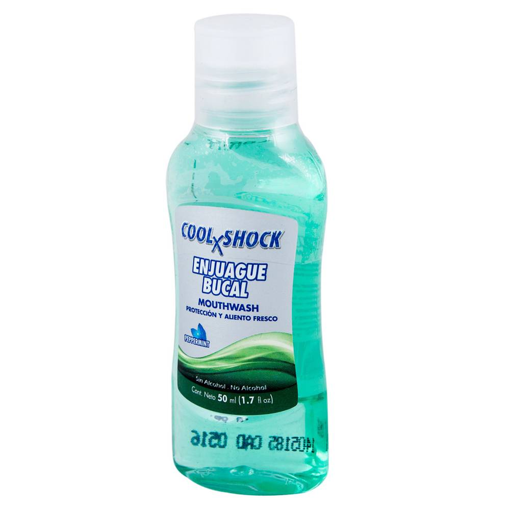 Cool shock enjuague bucal peppermint (botella 50 ml)