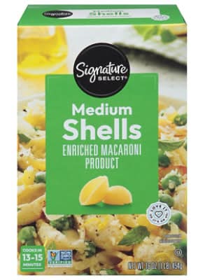 Signature Select Pasta Shells Medium Macaroni Products (16 oz)