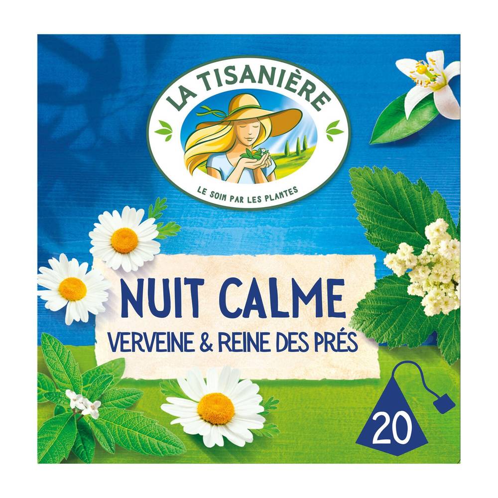 La Tisanière - Infusion thé nuit calme verveine (20 pièces)