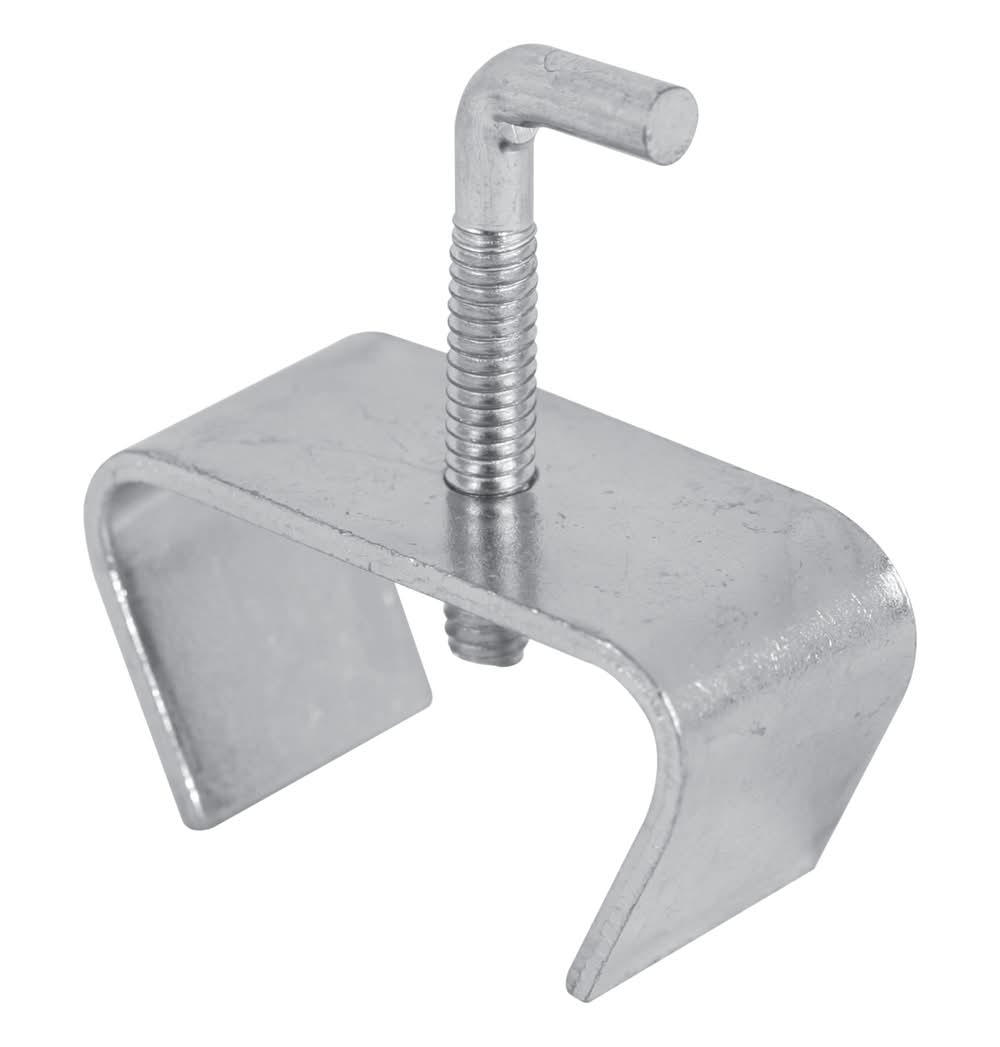 Prime-Line Silver Steel Handrail Bed Frame Clamp 1/4 Inch Ga. 1.25 In. L 20 Lb