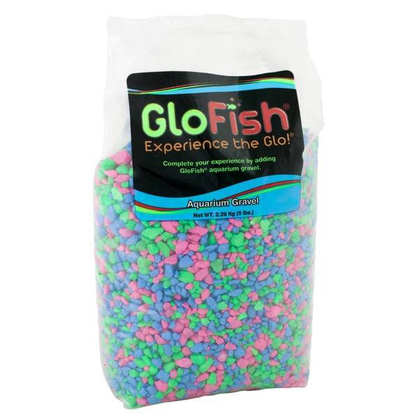 Glofish Aquarium Gravel (blue-green-pink)