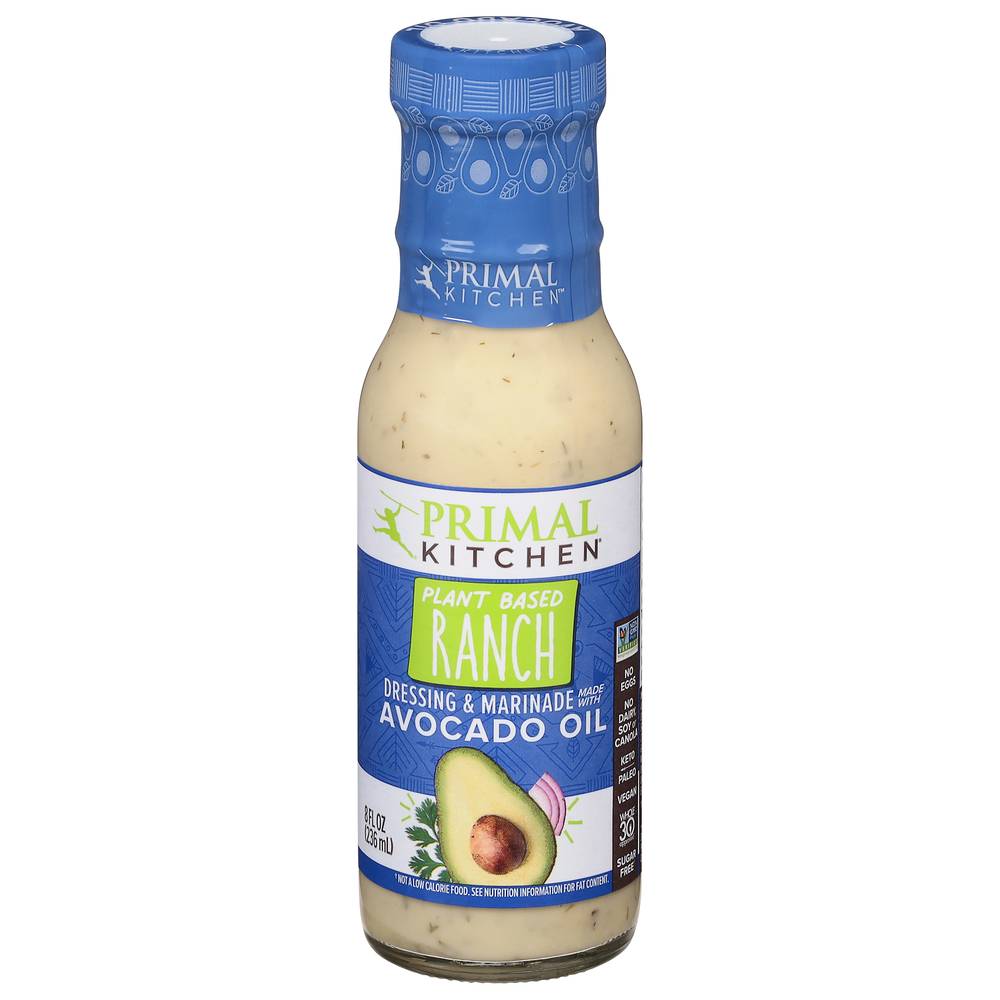 Primal Kitchen Plant Based Ranch Dressing & Marinade (8 fl oz)