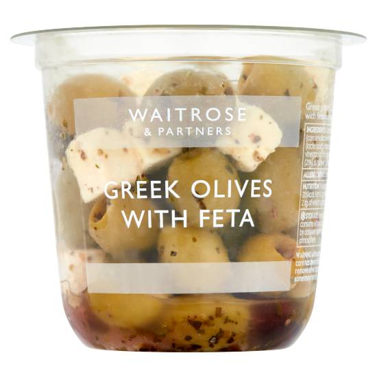 Waitrose Rich, Succulent Olives With Tangy Feta Cheese & Herbs