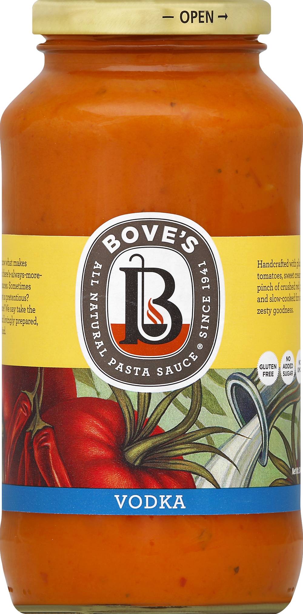 Bove's All Natural Pasta Sauce (1.5 lbs)