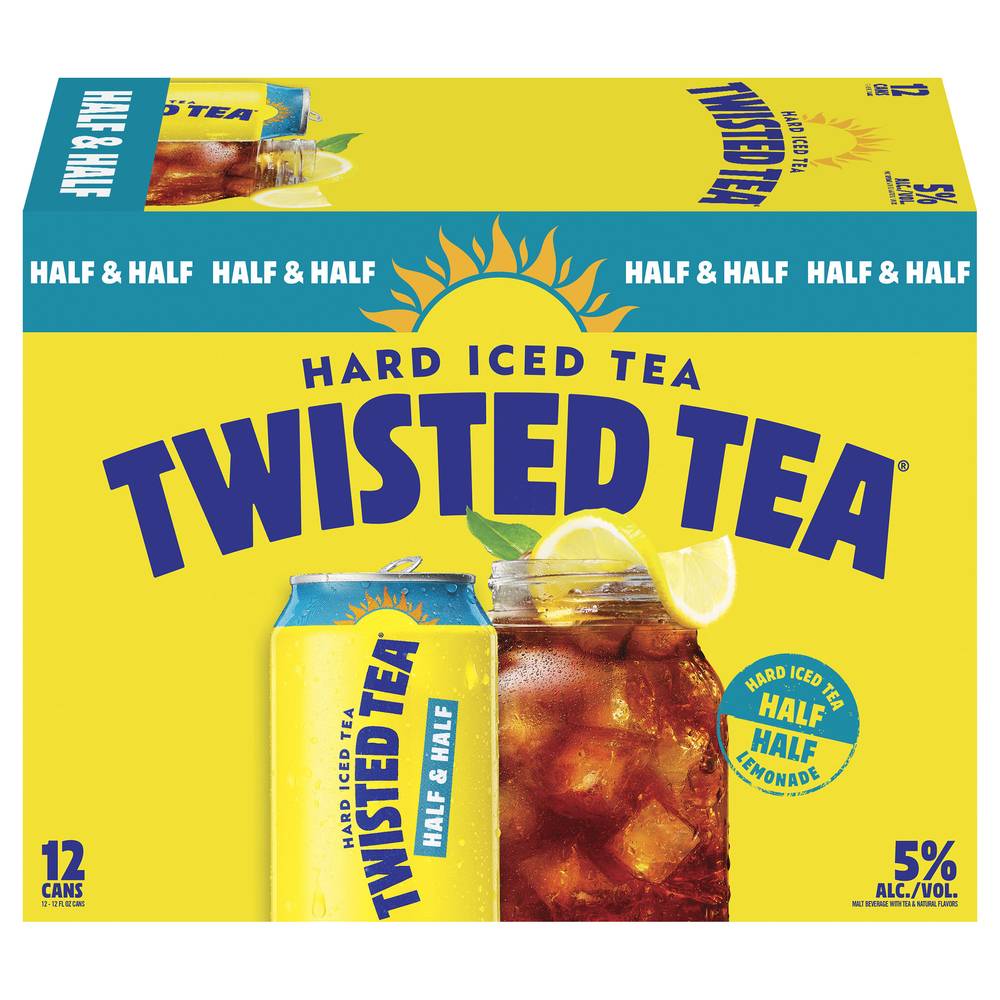 Twisted Tea Half & Half Hard Iced Tea and Lemonade (144 fl oz)