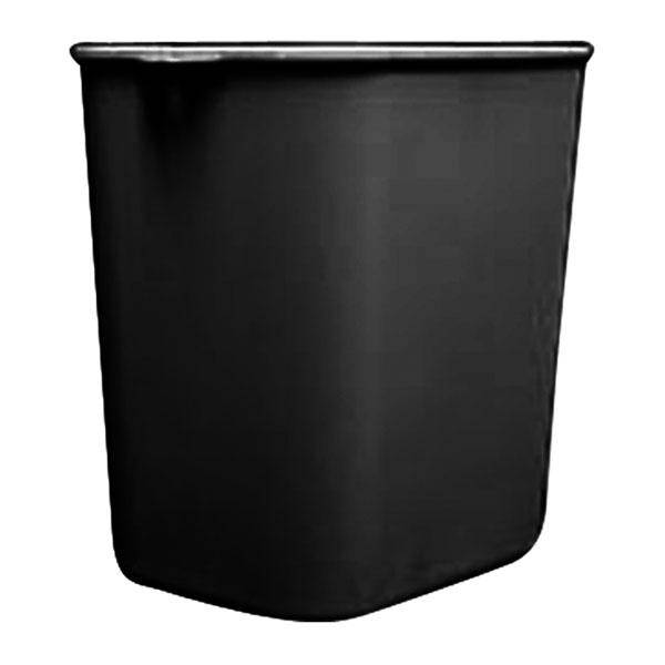 Highmark Black Wastebasket