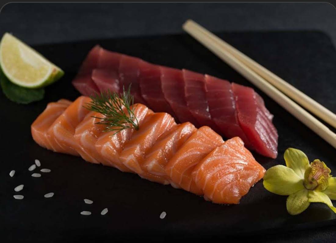 132- Sashimi saumon crus+ thon Crus