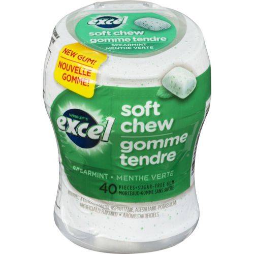 Excel tendre menthe verte  - spearmint soft chews (40 units)