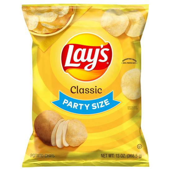 Lay's Classic Potato Chips Party Size
