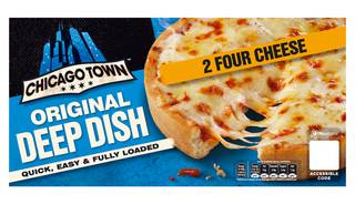 Chicago Town Fully Loaded Deep Dish 2 Four Cheese Pizzas 2 x 148g (296g)