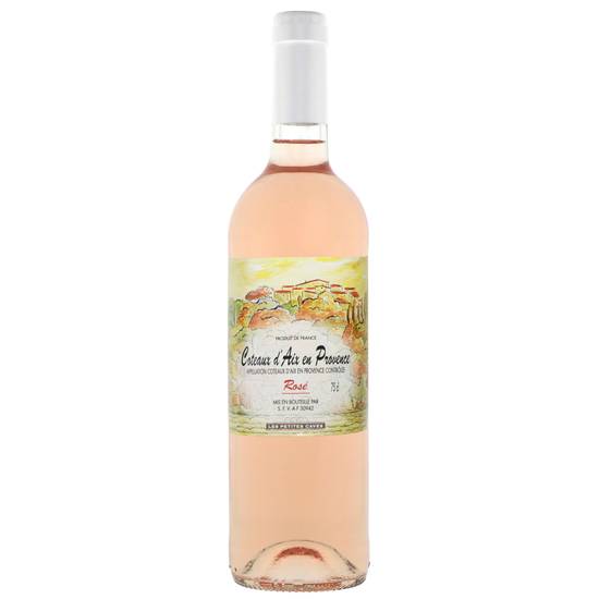 Les Petites Caves - Vin rosé AOC coteaux d'aix en Provence (750 ml)
