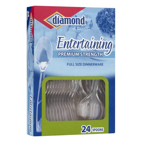 Diamond Entertaining Premium Strength Spoons (24 spoons)