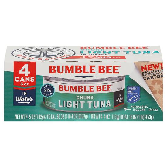 Bumble Bee Chunk Light Tuna,(4 Cts)