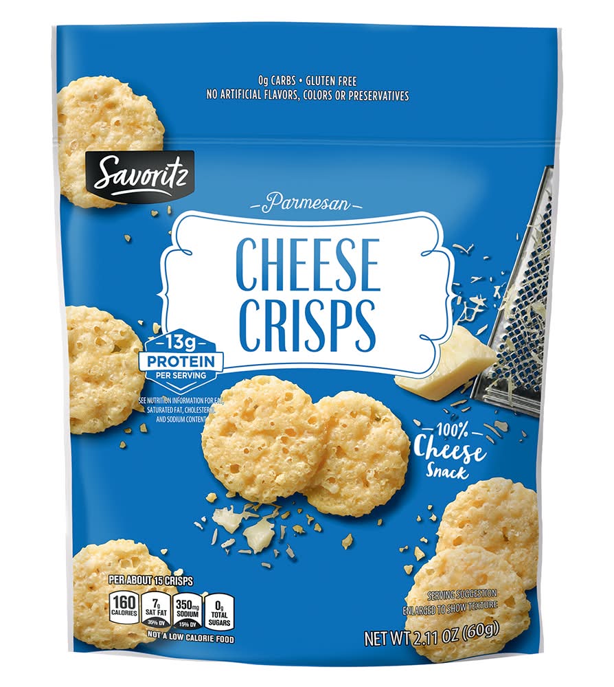 Savoritz Cracker Crisp, Parmesan Cheese (2.11 oz)